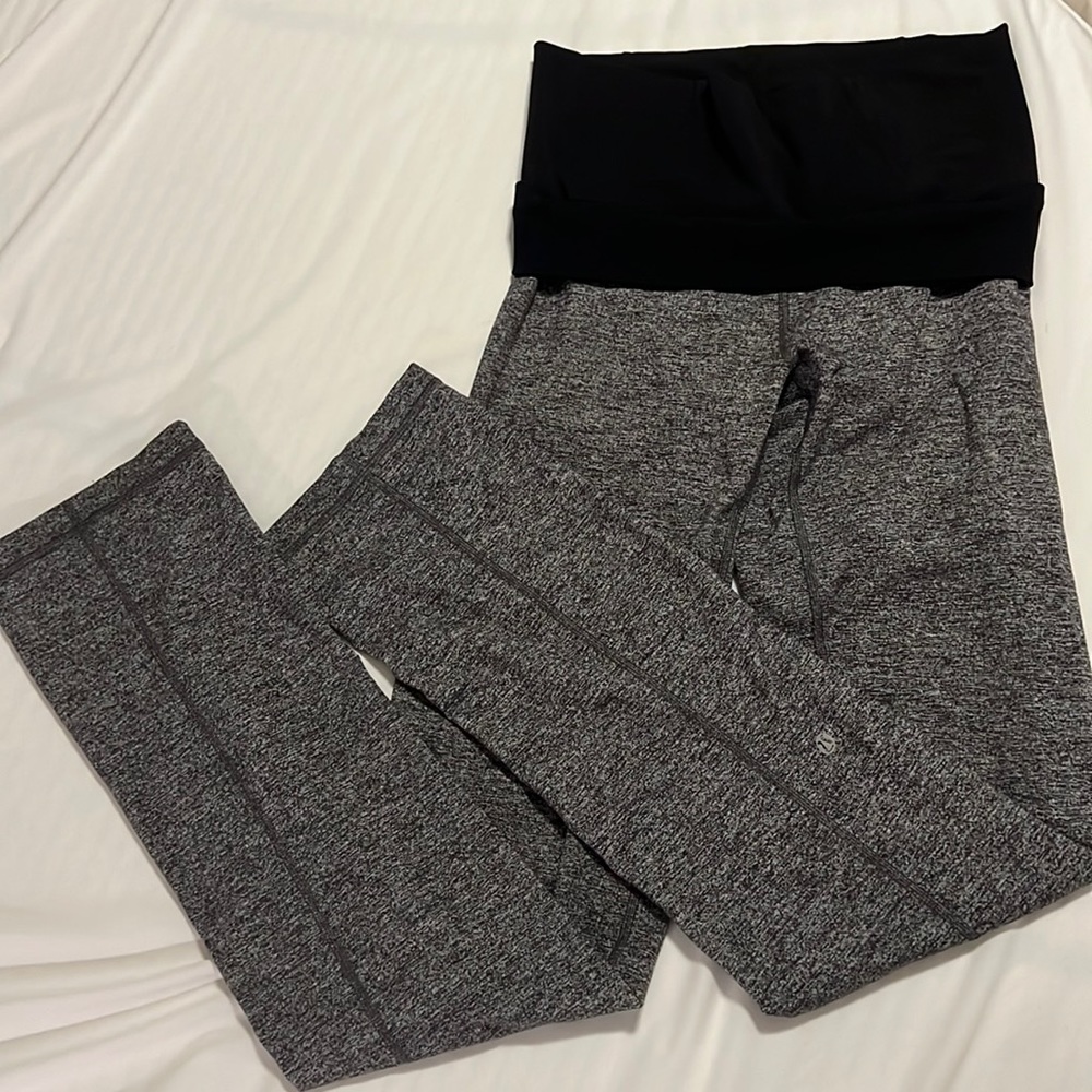 Lululemon long yoga pants - with stretchy waist band